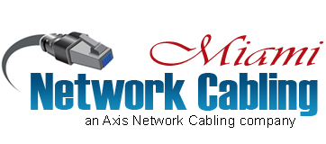 Miami Florida Cabling Wiring Company Certified Contractors Installers of Office Computer Data VoIP Telephone Network Cabling and Wiring